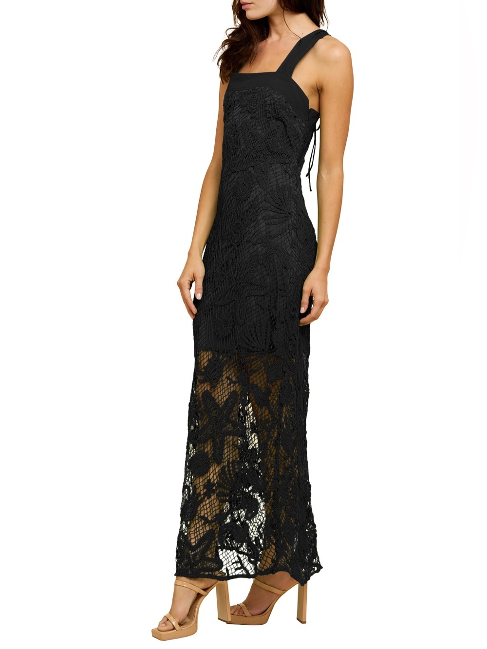 Ciebon ‘Krystina’ Crochet Maxi Dress - Picture 4 of 10